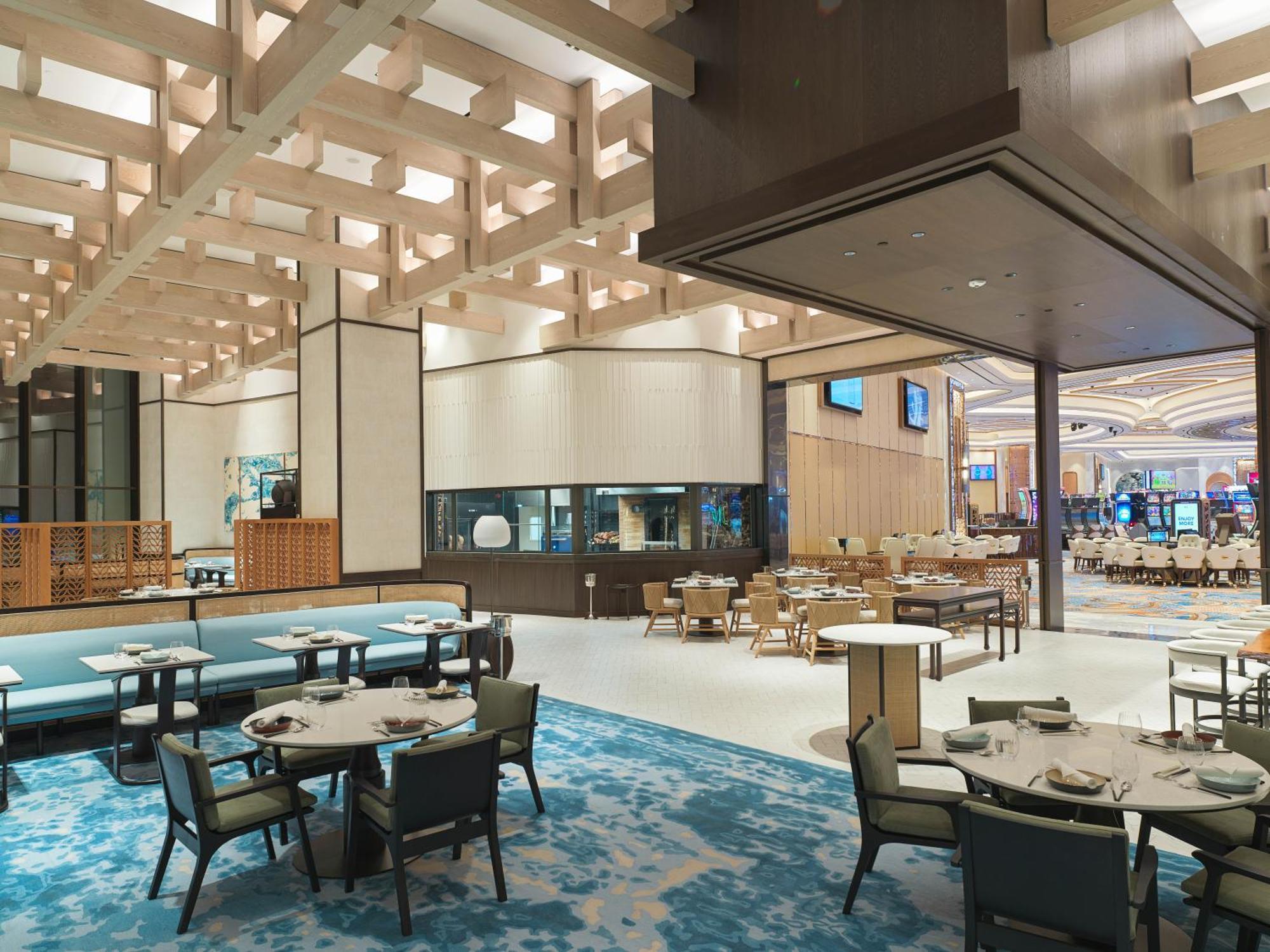 City Of Dreams Mediterranean - Integrated Resort, Casino & Entertainment Limassol Ngoại thất bức ảnh The interior of the dining room at the MGM Resorts in National Harbor, Maryland